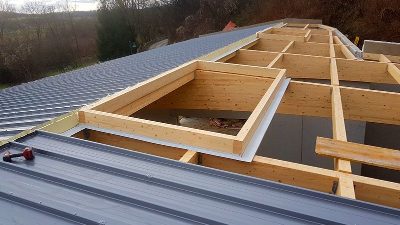 Paneele für Dach und Fassade 
